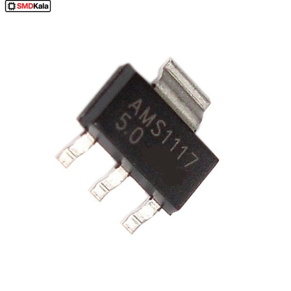 آی سی رگولاتور مدل AMS1117-5V بسته 5 عددی